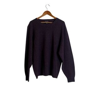 NWT! Christoper Rand purple pure‎ wool sweater